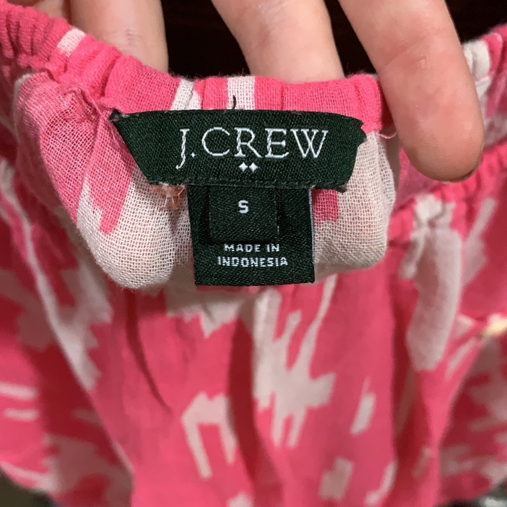 Pink J Crew Shirt - Picture 2 of 2